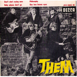 Them (3) Don't Start Crying Now Vinyl 7" USED