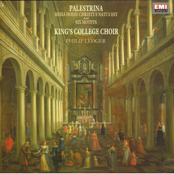 Giovanni Pierluigi da Palestrina / The King's College Choir Of Cambridge / Philip Ledger Missa Hodie Christus Natus Est And Six Motets Vinyl LP USED