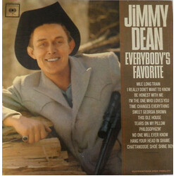 Jimmy Dean Everybody's Favorite Vinyl LP USED