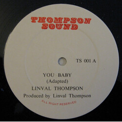 Linval Thompson You Baby / Not At Home USED VINYL 12INCH