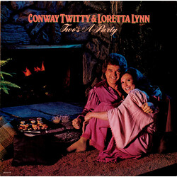 Conway Twitty & Loretta Lynn Two's A Party Vinyl LP USED