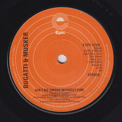 Dominic Bugatti & Frank Musker Ain't No Smoke Without Fire Vinyl 7" USED