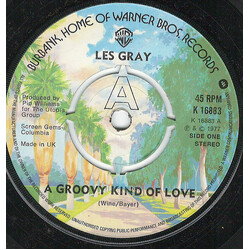 Les Gray A Groovy Kind Of Love Vinyl 7" USED