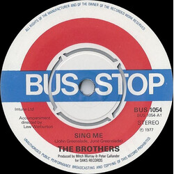 The Brothers (10) Sing Me USED VINYL 7INCH 45 RPM SINGLE