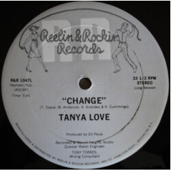 Tanya Love Change USED VINYL 12INCH 33 S RPM