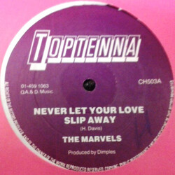 The Marvels Never Let Your Love Slip Away USED VINYL 12INCH 45 RPM SINGLE
