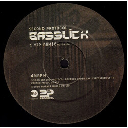 Second Protocol Basslick USED VINYL 12INCH SINGLE SIDED