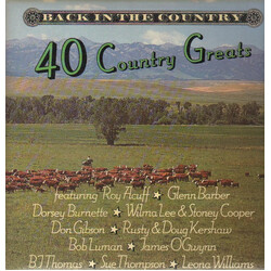 Various Back In The Country (40 Country Greats) Vinyl 2 LP USED