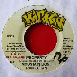 Mountain Lion / Marcus "Rangatan" Smith Property USED VINYL 7INCH 45 RPM SINGLE STEREO