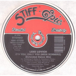 Lene Lovich It's You, Only You (Mein Schmerz) / Blue Hotel USED VINYL 12INCH 45 RPM