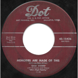Gale Storm Teen Age Prayer / Memories Are Made Of This USED VINYL 7INCH 45 RPM