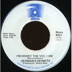 Herman's Hermits I'm Henry VIII, I Am / Mrs. Brown You've Got A Lovely Daughter USED VINYL 7INCH 45 RPM SINGLE REISSUE MONO