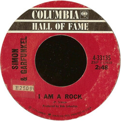 Simon & Garfunkel I Am A Rock / Scarborough Fair (/Canticle) USED VINYL 7INCH 45 RPM STYRENE