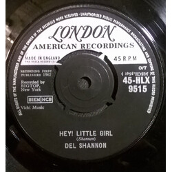 Del Shannon Hey! Little Girl USED VINYL 7INCH 45 RPM SINGLE