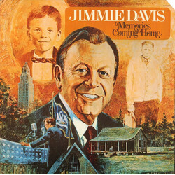 Jimmie Davis Memories Coming Home Vinyl LP USED