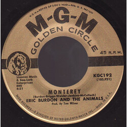 Eric Burdon & The Animals San Franciscan Nights / Monterey USED VINYL 7INCH 45 RPM