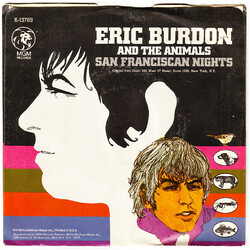 Eric Burdon & The Animals San Franciscan Nights USED VINYL 7INCH 45 RPM SINGLE