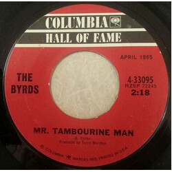 The Byrds All I Really Want To Do / Mr. Tambourine Man Vinyl 7" USED