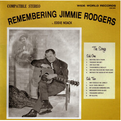 Eddie Noack Remembering Jimmie Rodgers Vinyl LP USED