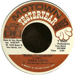 Rare Earth Born To Wander / I Just Want To Celebrate VINYL 7" USED