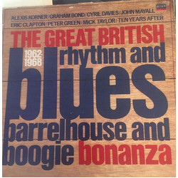 Various The Great British Rhythm And Blues Barrelhouse And Boogie Bonanza 1962-1968 Vinyl LP USED