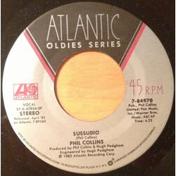 Phil Collins Sussudio / Don't Lose My Number USED VINYL 7INCH 45 RPM REISSUE STEREO