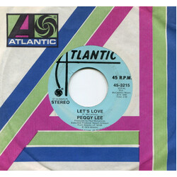 Peggy Lee Let's Love Vinyl 7" USED