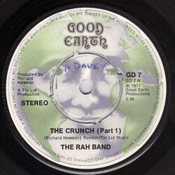 RAH Band The Crunch (Part 1) Vinyl 7" USED