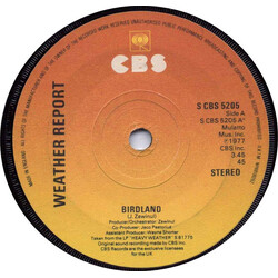 Weather Report Birdland USED VINYL 7INCH 45 RPM SINGLE