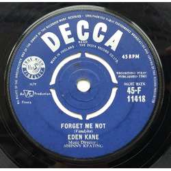 Eden Kane Forget Me Not Vinyl 7" USED