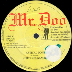 Gregory Isaacs Artical Don USED VINYL 12INCH 45 RPM