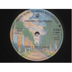 Undisputed Truth (2) You + Me = Love USED VINYL 7INCH 45 RPM