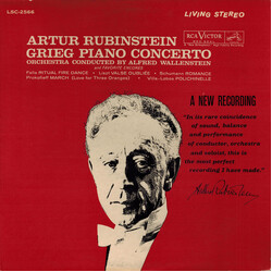 Arthur Rubinstein / Alfred Wallenstein / Edvard Grieg / Manuel De Falla / Franz Liszt / Robert Schumann / Sergei Prokofiev / Heitor Villa-Lobos Grieg 