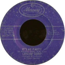Lesley Gore It's My Party / She's A Fool VINYL 7" USED
