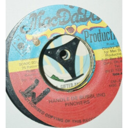 Pinchers Handle De Bubbling USED VINYL 7INCH 45 RPM