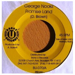 George Nooks Promise Land USED VINYL 7INCH 45 RPM