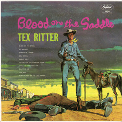 Tex Ritter Blood On The Saddle Vinyl LP USED