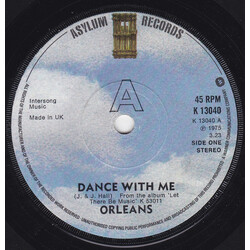 Orleans Dance With Me / Let There Be Music USED VINYL 7INCH 45 RPM SINGLE REISSUE