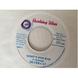 Silver Cat (2) Som'tn Pon Har USED VINYL 7INCH 45 RPM