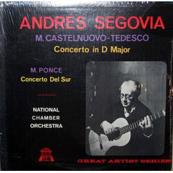 Mario Castelnuovo Tedesco / Manuel María Ponce Cuéllar / Andrés Segovia / National Chamber Orchestra Concerto In D Major / Concerto Del Sur Vinyl LP U