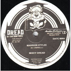 Mikey Dread Warrior Stylee / Israel Stylee USED VINYL 12INCH 45 RPM