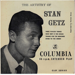 Stan Getz The Artistry Of Stan Getz USED VINYL 7INCH 45 RPM EP