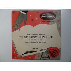 Lionel Hampton All Stars Gene Norman Presents "Just Jazz" Concert USED VINYL 7INCH 45 RPM EP
