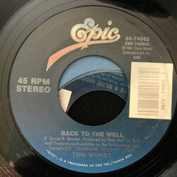 Tom Wopat Back To The Well USED VINYL 7INCH 45 RPM SINGLE