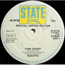 Rokotto Funk Theory / Get On Down Vinyl 12" USED