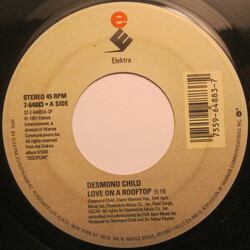 Desmond Child Love On A Rooftop / Ray Of Hope USED VINYL 7INCH 45 RPM