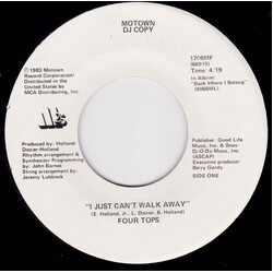 Four Tops I Just Can't Walk Away USED VINYL 7INCH 45 RPM SINGLE PROMO