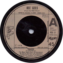 Bee Gees Tragedy Vinyl 7" USED