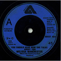 Melissa Manchester You Should Hear How She Talks About You Vinyl 7" USED