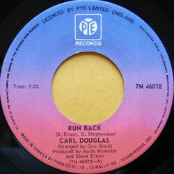 Carl Douglas Run Back / Runaway Bus USED VINYL 7INCH 45 RPM